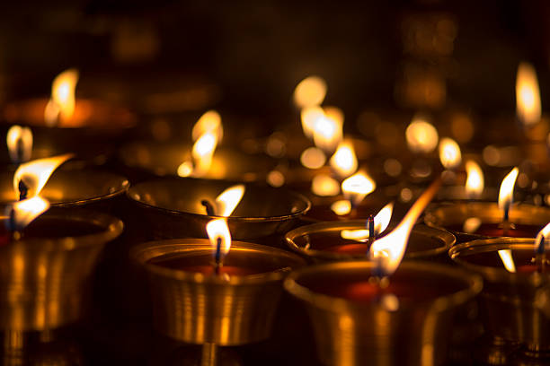 istock Church candles in Kathmandu 483638620