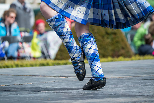 istock Traditional scottish Highland dancing 483639720
