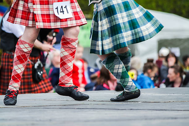 istock Traditional scottish Highland dancing 483639828