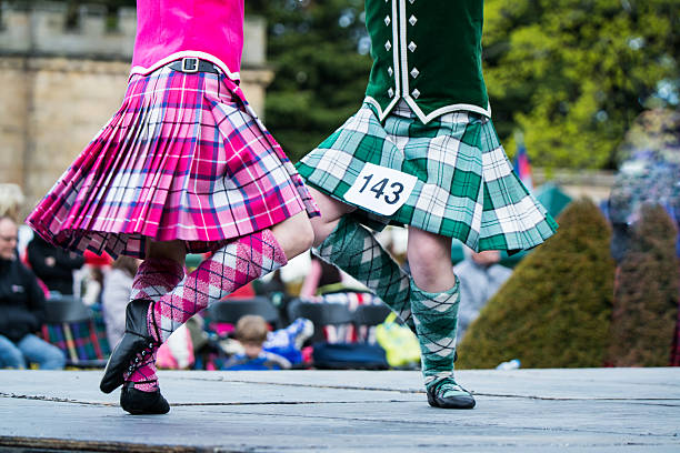 istock Traditional scottish Highland dancing 483639838