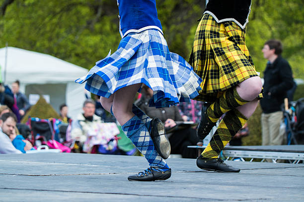 istock Traditional scottish Highland dancing 483639866