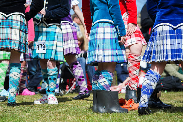 istock Traditional scottish Highland dancing 483639888