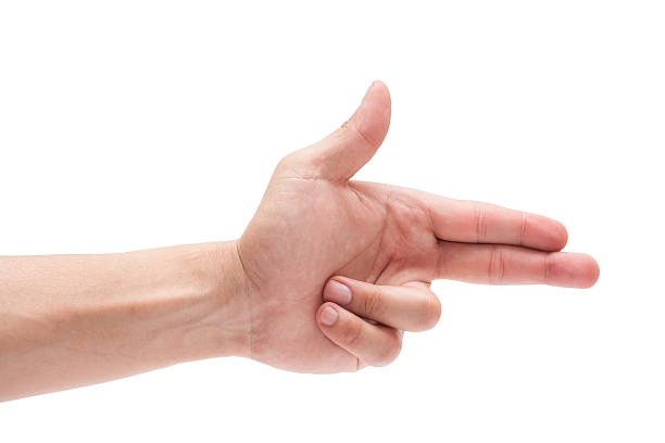 istock male caucasian hand gesture isolated on white background 483640222