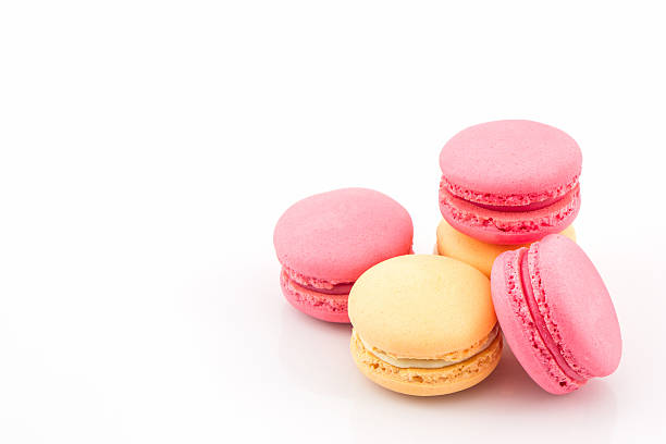 istock Sweet and colourful french macaroons or macaron. 483640562
