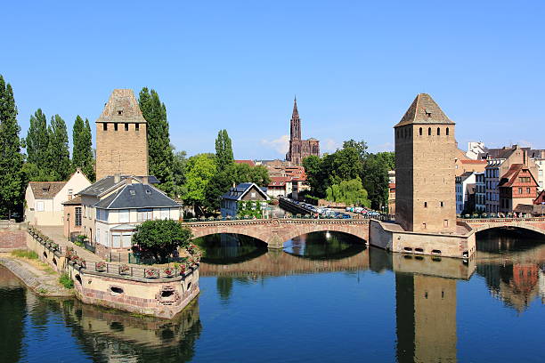 Historic monuments of the old town of Strasbourg