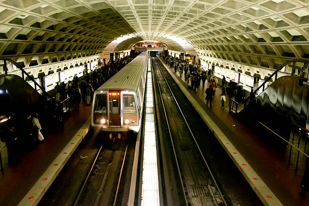 washington d.c. stacja metra metra - horizontal occupation usa washington dc zdjęcia i obrazy z banku zdjęć