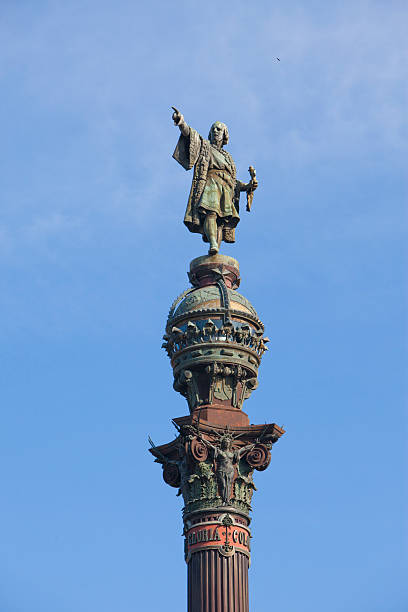 istock Spain. Barcelona. Monument of Columbus 483643694