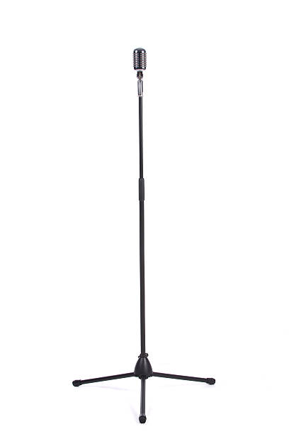 istock vintage mic in a stand 483647670