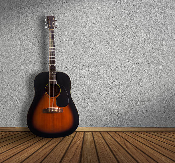 istock acoustic guitar in the room background 483648042