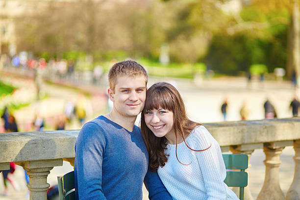 istock Young loving couple in Paris 483651082