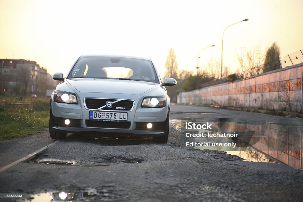 Volvo C30 por los carriles - Foto de stock de Volvo libre de derechos