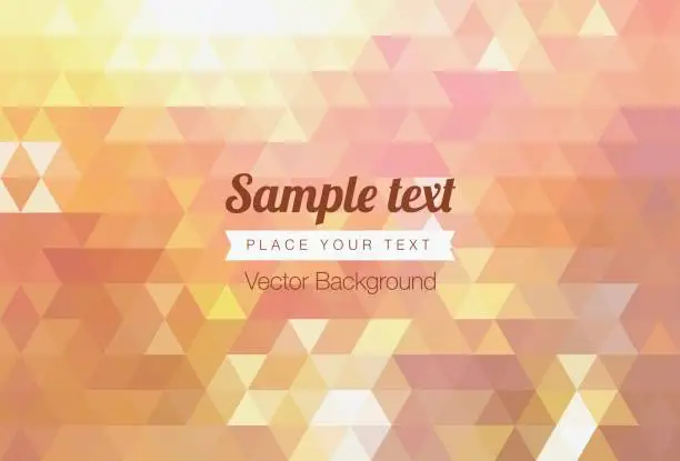 Vector illustration of Abstract mosaic background