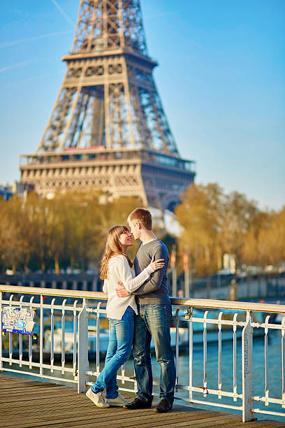 istock Young loving couple in Paris 483656506