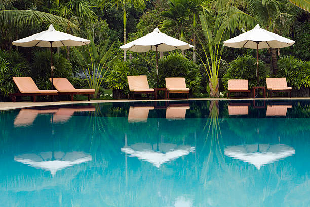 istock Resort Pool in the Tropics 483656643