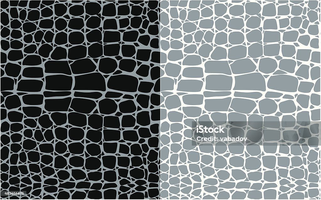 Reptile skin seamless patterns Set of reptile skin seamless patterns Animal Scale stock vector