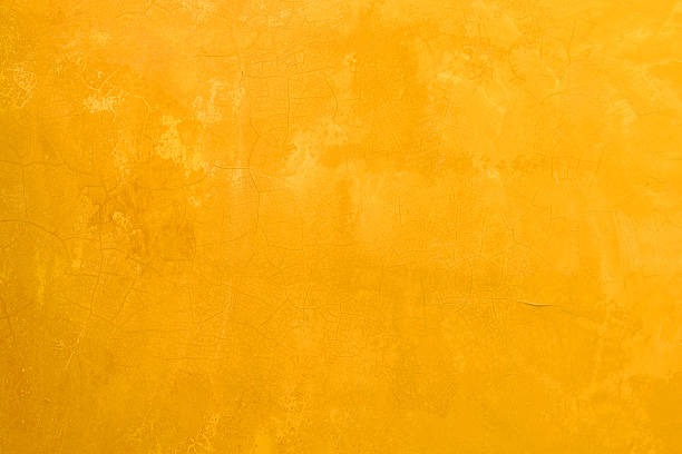 노란색 벽 애니메이션 - orange wall textured paint 뉴스 사진 이미지