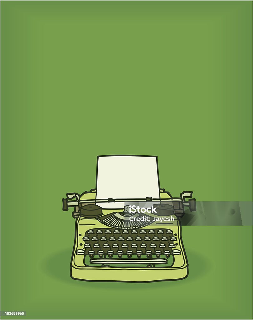 Máquina de Escrever - Royalty-free Máquina de Escrever arte vetorial