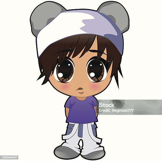 Anime Boy Stock Illustration - Download Image Now - Baby - Human Age, Boys, Cheerful