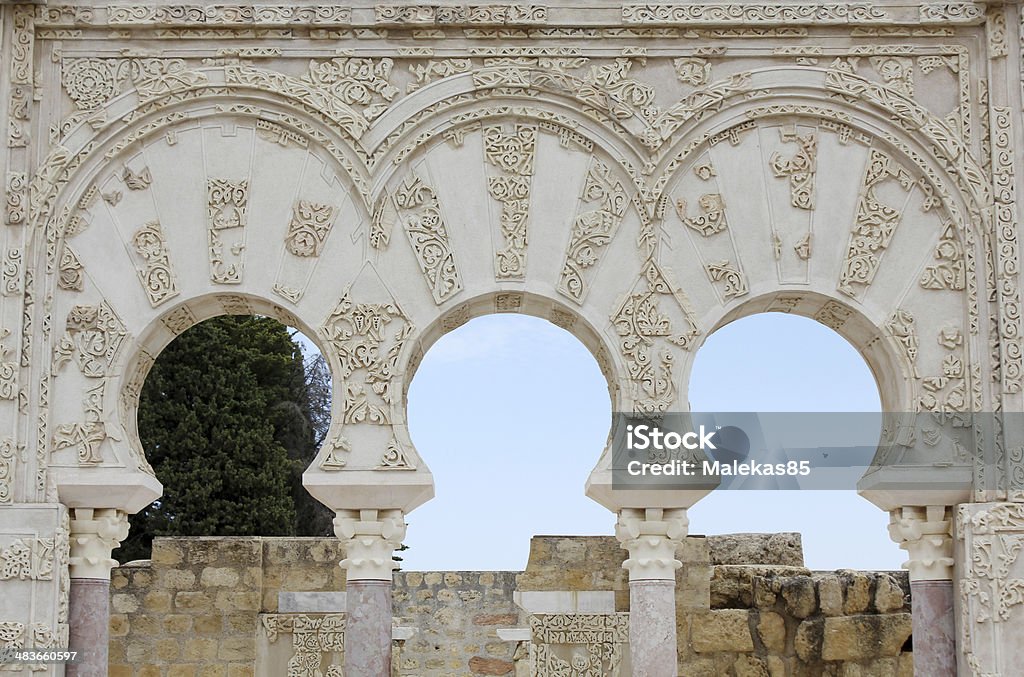 Ja'far home in Madinat al-Zahra Ja'far home in the archaeological site of Madinat al-Zahra in Cordoba - Spain Medina District Stock Photo