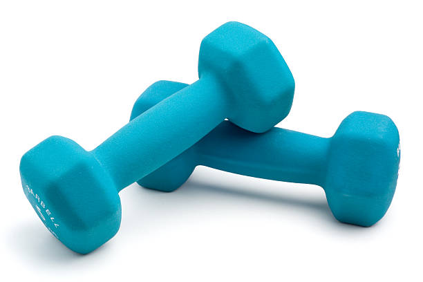 Dumbbell Weights stock photo