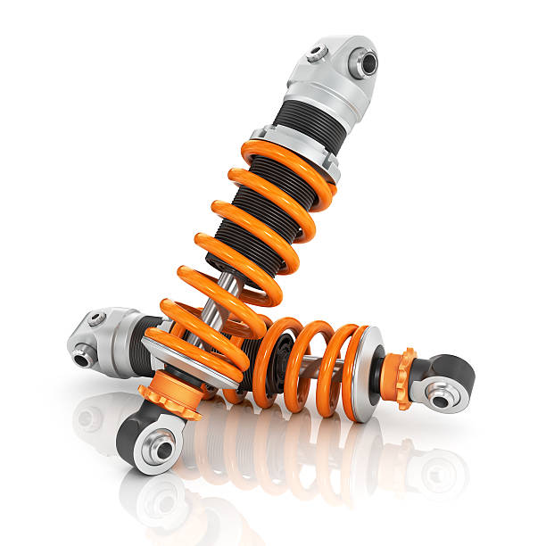 Two shock absorber car. Two shock absorber car. shock absorber stock pictures, royalty-free photos & images