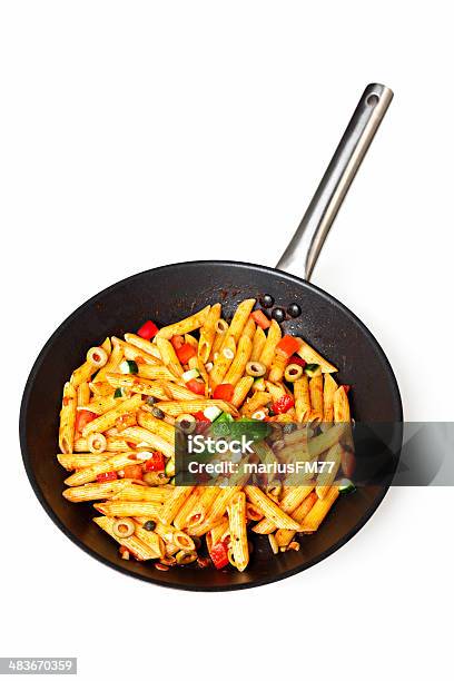 Pasta Stock Photo - Download Image Now - Basil, Color Image, Comfort Food