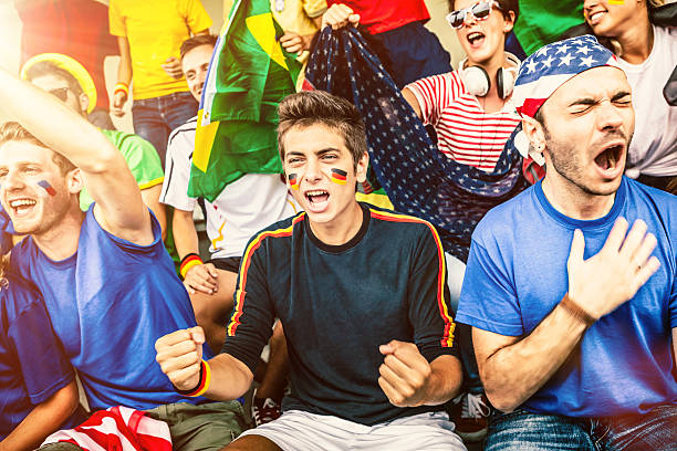 istock Fans from Different Nations, Together for the Championship 483671575