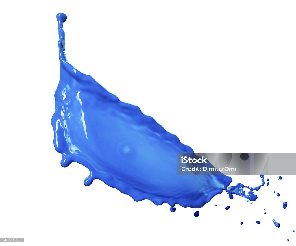 Blue Abstract Splash Blue Liquid Splash Stock Photo - Download Image Now - Abstract ...