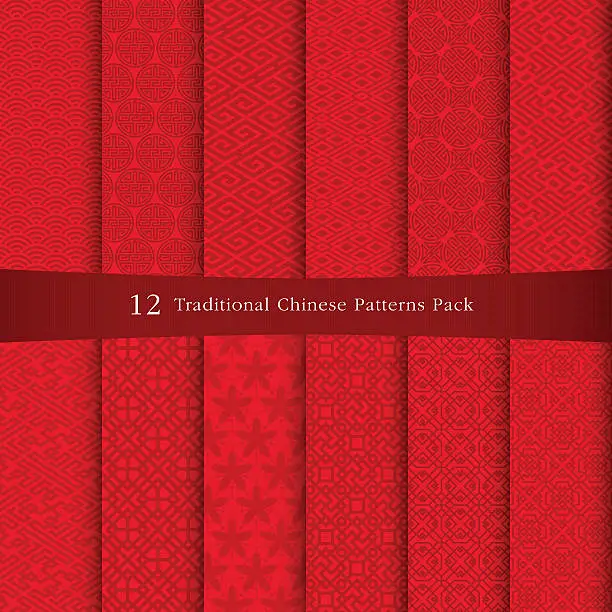 Vector illustration of Chinese traditional pattern