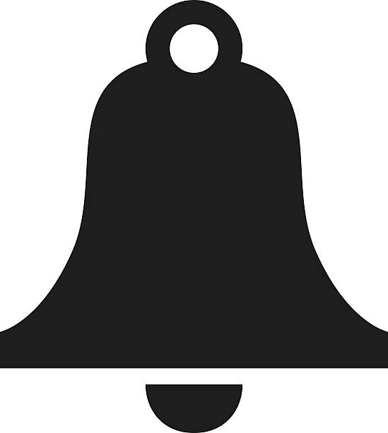 Bell ícone de - ilustração de arte em vetor