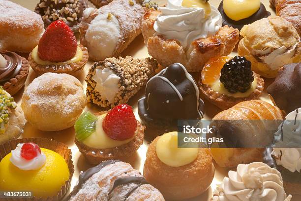 Pastries Stock Photo - Download Image Now - Italian Culture, Sweet Food, Baked Pastry Item