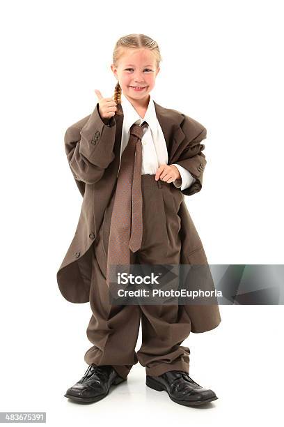 Kind Im Extragroßen Suite Stockfoto und mehr Bilder von Kind - Kind, Anzug, Zu Groß