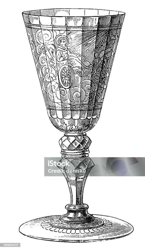 De Goblet - Royalty-free Antigo Ilustração de stock