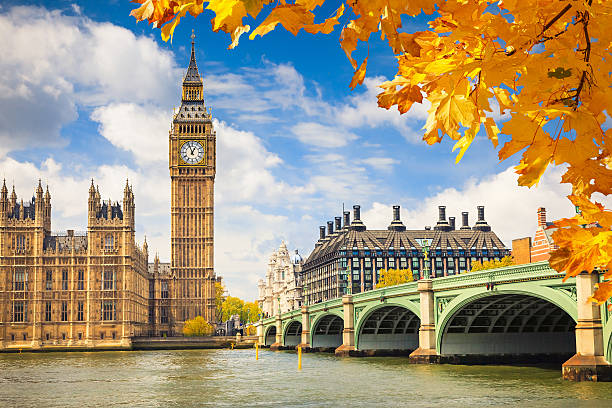 big ben, londra - london england thames river nobody big ben foto e immagini stock