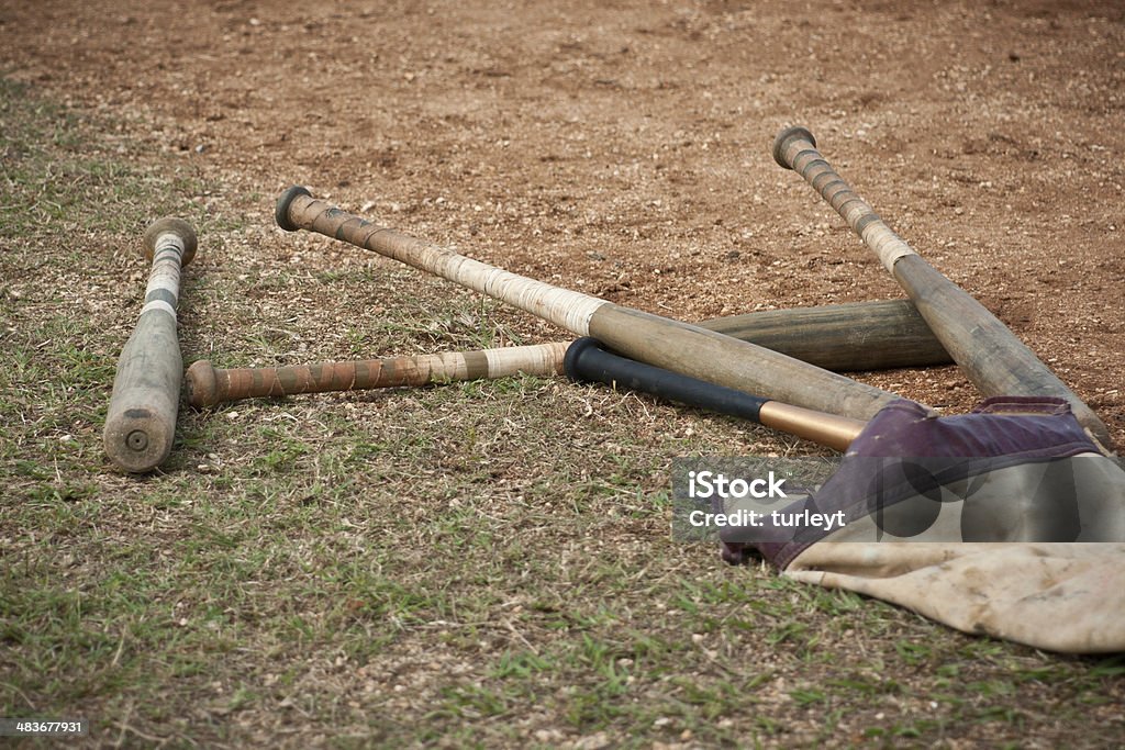 Baseball bats baseball bats in a bag Bag Stock Photo