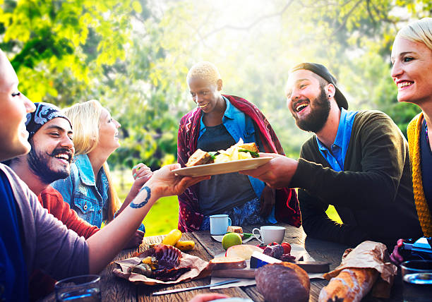 Friend Celebrate Party Picnic Joyful Lifestyle Drinking Concept