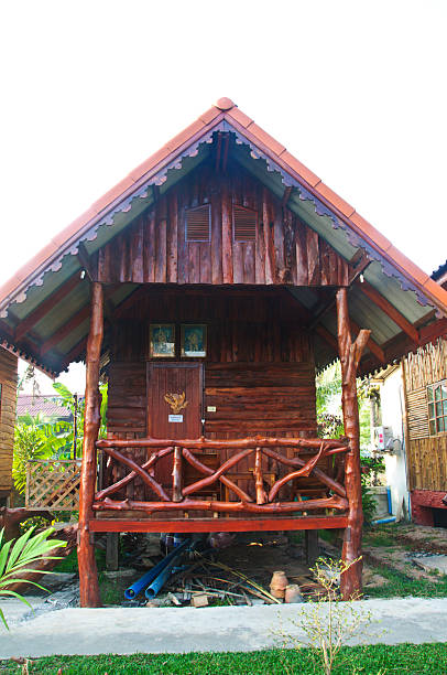 istock Mini wood home at Thailand 483680522