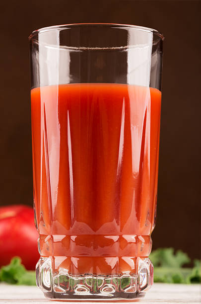 istock Glass of tomato juice 483684168