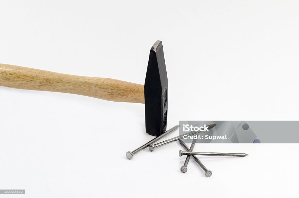 Claw hammer with nails hammer and nails 2015 Stock Photo