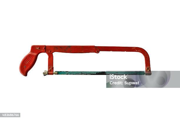Well Used Hack Saw Stock Photo - Download Image Now - 2015, Adult, Blue-collar Worker