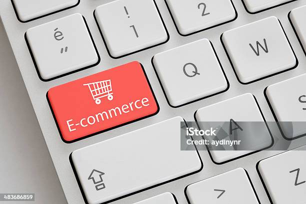 Ecommerce Stockfoto und mehr Bilder von Bankgeschäft - Bankgeschäft, Bedienungsknopf, Bestellen