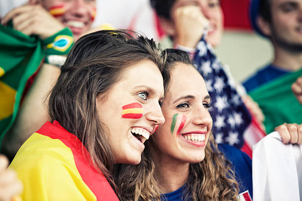 istock Sports fans cheering a game 483687063