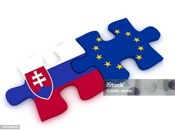 Slovenia Eu Puzzle Stock Photo - Download Image Now - Connection, Europe, European Union