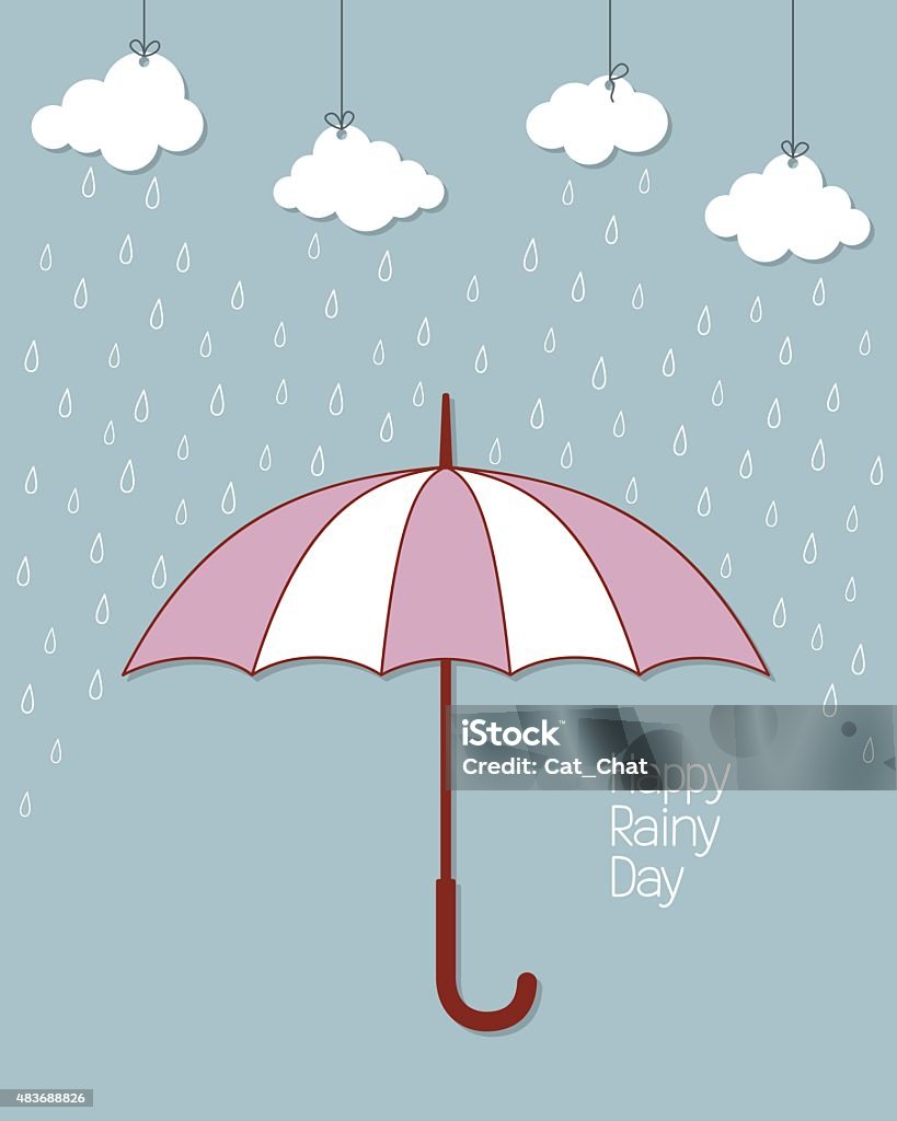 Happy Rainy Day Stock Illustration - Download Image Now - 2015 ...