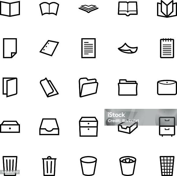 Document Icon Stock Illustration - Download Image Now - Icon Symbol, Catalog, Symbol