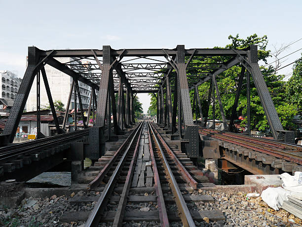 istock Railway bridge at Bangkok, Thailand 483690977