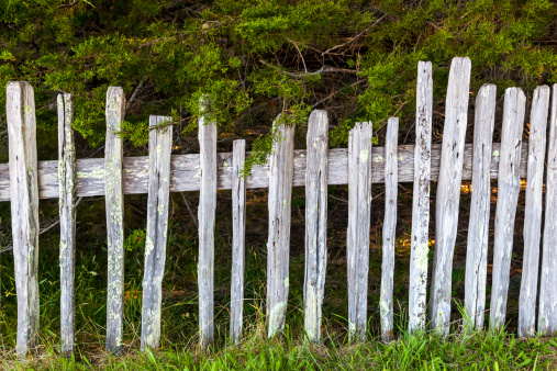 historic fence at Fort Ross State Historic Park