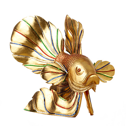 Golden fish home decoration