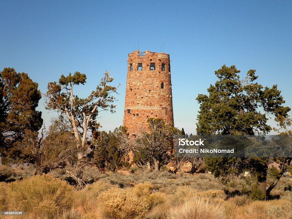 Nativo americano Watchtower Arizona - Foto de stock de Aire libre libre de derechos