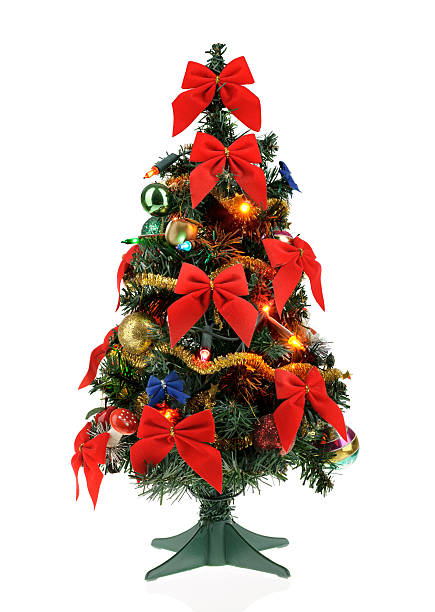 Pequeña árbol de navidad - foto de stock